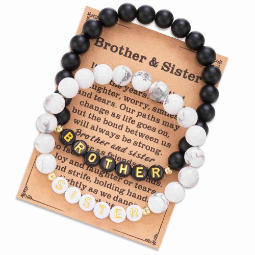 Matching bracelets for brother shop and sister